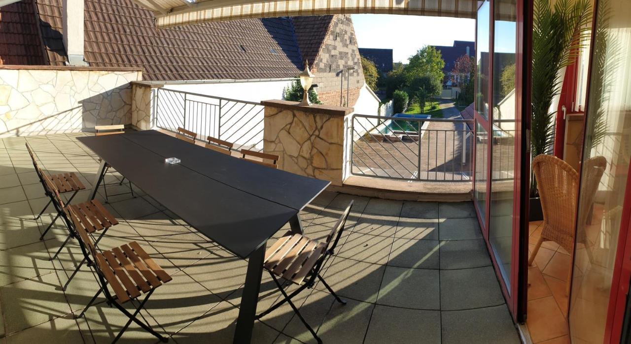 Große Maisonette-Wohnung-nur 5 min zum Europapark Kappel-Grafenhausen Exterior foto