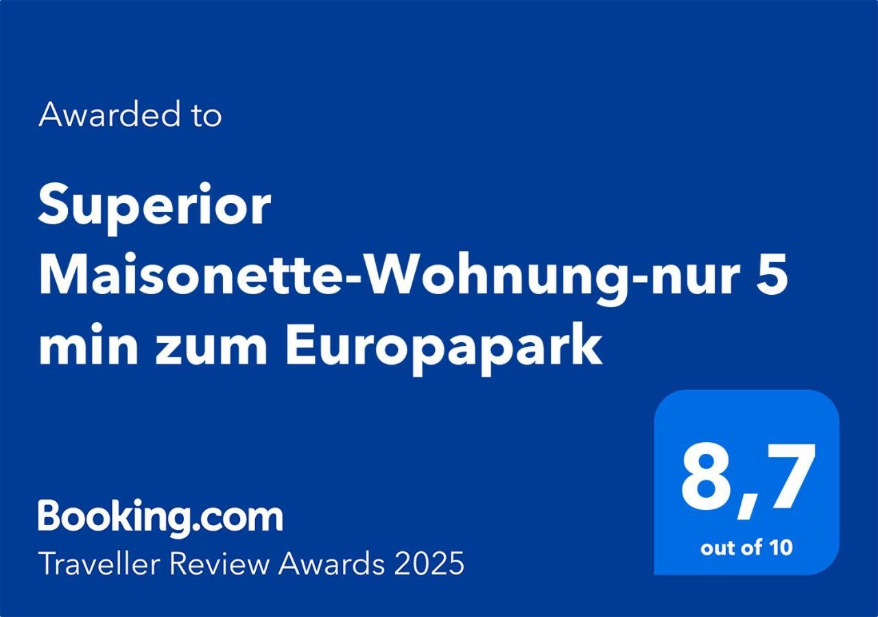 Große Maisonette-Wohnung-nur 5 min zum Europapark Kappel-Grafenhausen Exterior foto